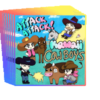 Attack Attack Sticker by KMG Distribution