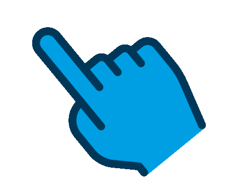 wagner_ecommerce_group_gmbh giphyupload blue hand here Sticker