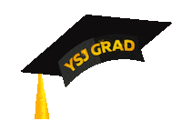 black and gold text Sticker by York St John University