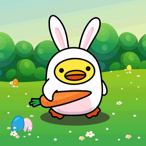 digitalducks giphyupload stabby quacks cartoon duck GIF