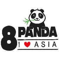 Coffee Panda Sticker by Tiger Thai Tea