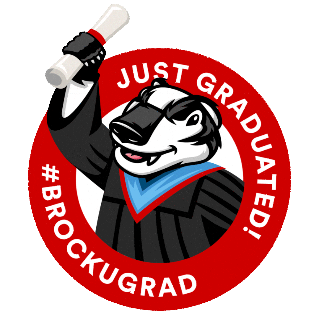 Grad Convocation Sticker by Brock University