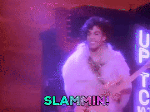 Megnanimous giphygifmaker prince slammin u got the look GIF