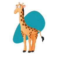 Giraffa Sticker by Tigotà