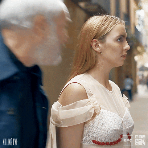 Killing Eve Surprise GIF by BBC America