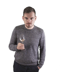 Man Cheers Sticker by How to Gourmet