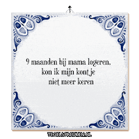 Baby Wijsheid Sticker by Tegelspreuken.nl