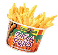 fries giga Sticker by Potato Corner PH
