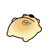 Wang__Ko__ sleeping donut nap 잠 Sticker