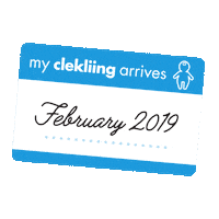 expecting due date Sticker by Clek