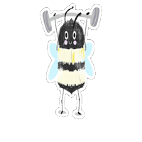 victoriamellifera bee vicky victoriamellifera včela Sticker