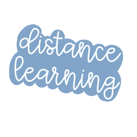 Distance Learning Sticker