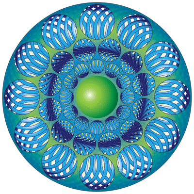 randomt moire Sticker