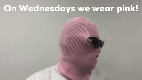 Pink Wednesday GIF by lol jay