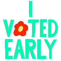 Vote Early Sticker