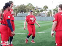 Team Usa Pregame GIF by USA Softball