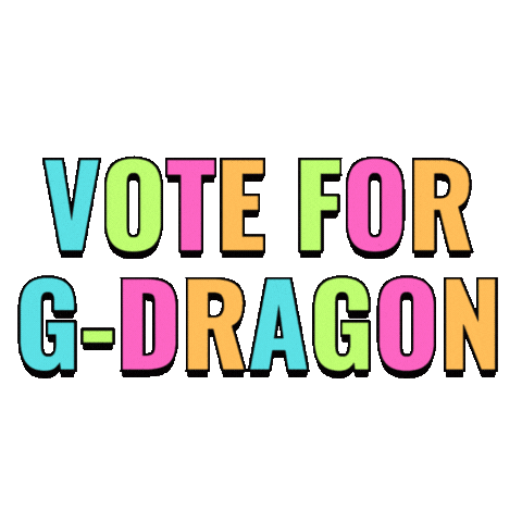 Vote For Gd Sticker