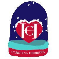 Bola De Nieve Christmas Sticker by Carolina Herrera