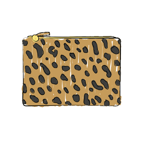 wallet leopard Sticker by Clare V.