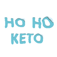 Happy Merry Christmas Sticker by Keto-Mojo