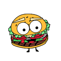 king burger Sticker