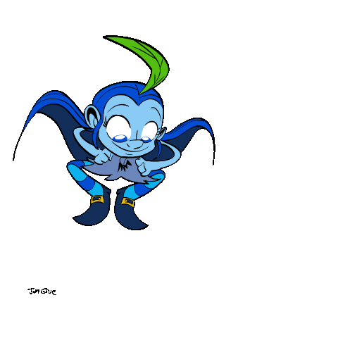 JimGrueComics guts innerstrength bluehilda whatsinside Sticker