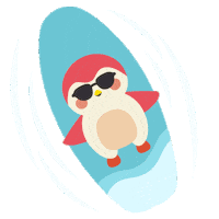 Summer Floating Sticker by Finch Care