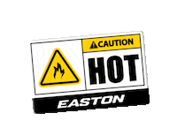 Teameaston Hype Fire Sticker by Easton Diamond Sports, LLC.