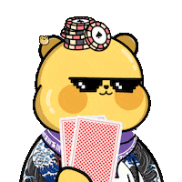 Like A Boss Deal With It Sticker by Kanpai Pandas