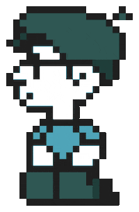 Pixel What Sticker