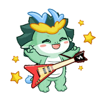 Happy Rock And Roll Sticker