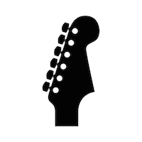guitar neck Sticker by JVAL Openair
