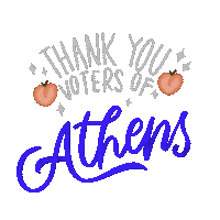 Election Day Thank You Sticker by Creative Courage