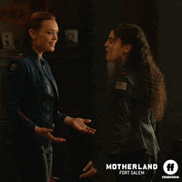 Season 2 Reaction GIF by Motherland: Fort Salem