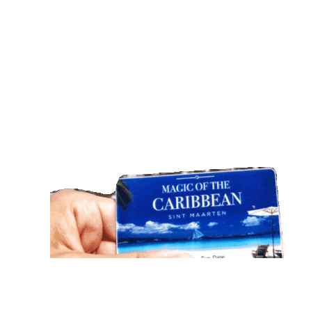 MOTC magic of the caribbean magic of the caribbean card Sticker