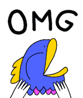 Oh My God Wow Sticker