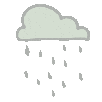 Rainy Day Fall Sticker