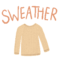 Sweater Weather Fall Sticker