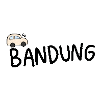 Bandung Sticker by Heytheresia