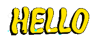 Omerismos Hello Sticker by Omer Studios