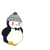 Nervous Deep Thoughts Sticker by Pudgy Penguins