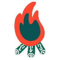 Fire Campfire Sticker