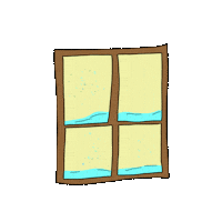 Mrsemilyshore snow winter window snowy Sticker