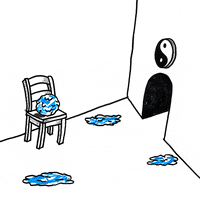 wavymcsplash funny water singer horse GIF