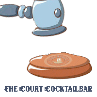 The Court Cocktailbar Sticker by TheJudge