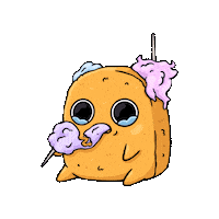 Candy Snacks Sticker by Sad Nuggie