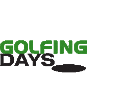 golfingdays golf ball golfing golfer Sticker
