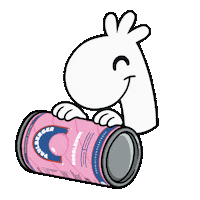 Bubblegum Dose Sticker by Paulberger