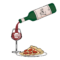 Papa Johns Wine Sticker by Pizza Hut