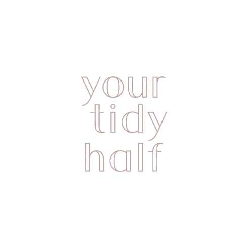 yourtidyhalf giphyupload yth konmari tidying Sticker